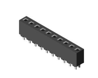 連接器 板對(duì)板連接器   Female Herder 3.96mm H=8.89mm 1 Row  Type  